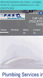 Mobile Screenshot of fastplumbinglv.com